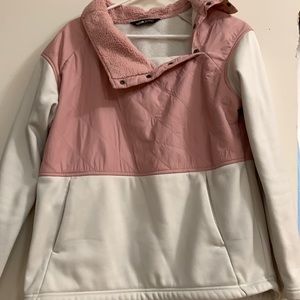 The north face pull over jacket.